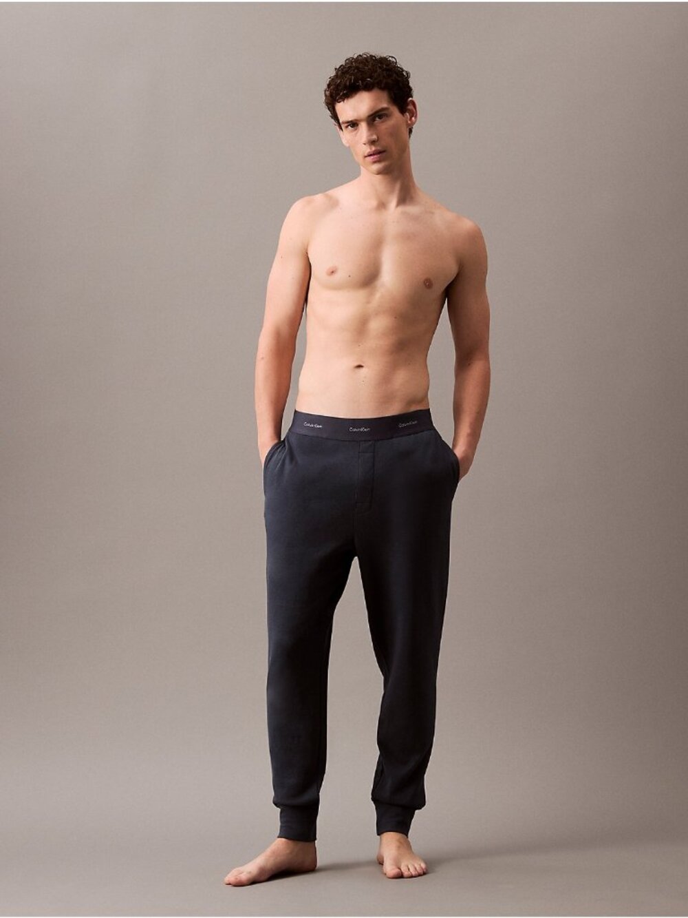 Calvin Klein Men's Terry Lounge Joggers - Navy